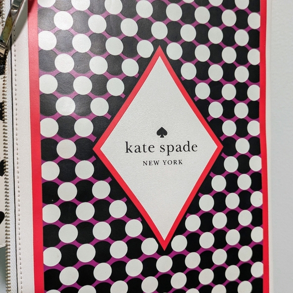 Kate Spade Lucky Draw Triple Pouch and Keychain - Picture 10 of 16